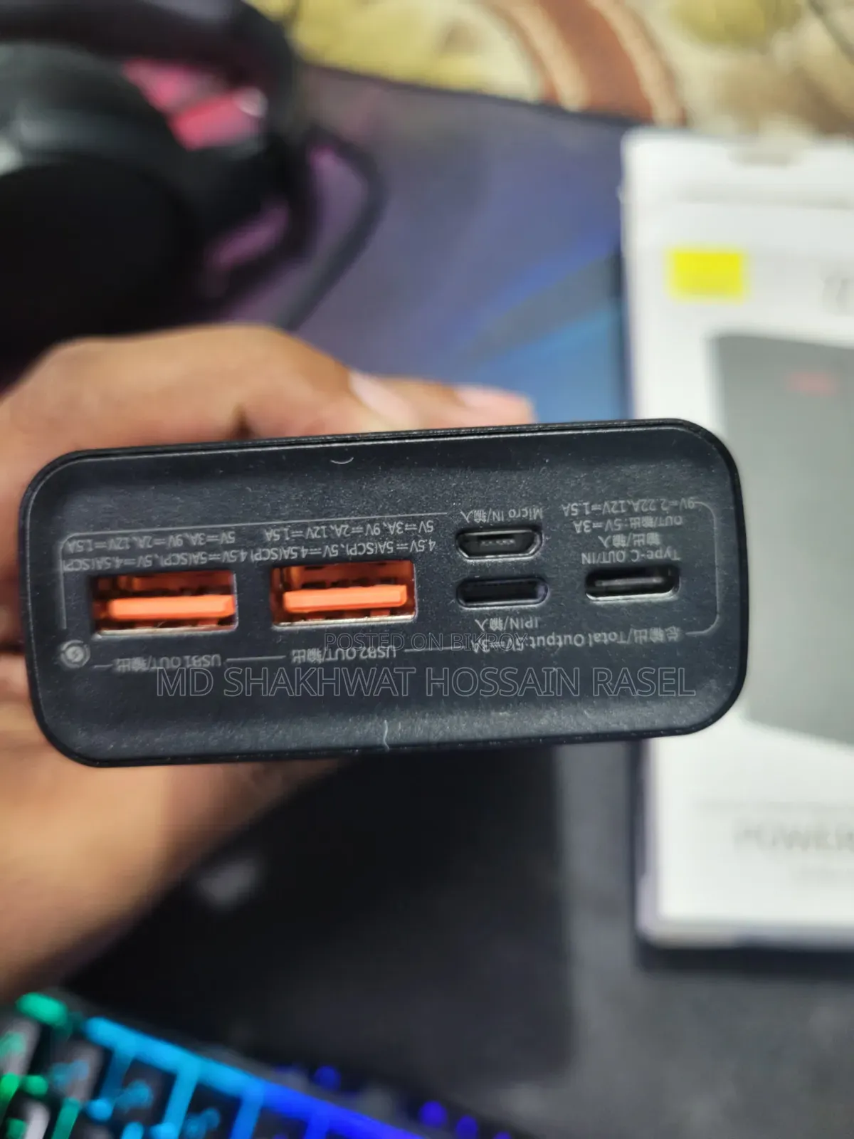 Baseus Adaman Power Bank 20000 Mah. 22.5w
