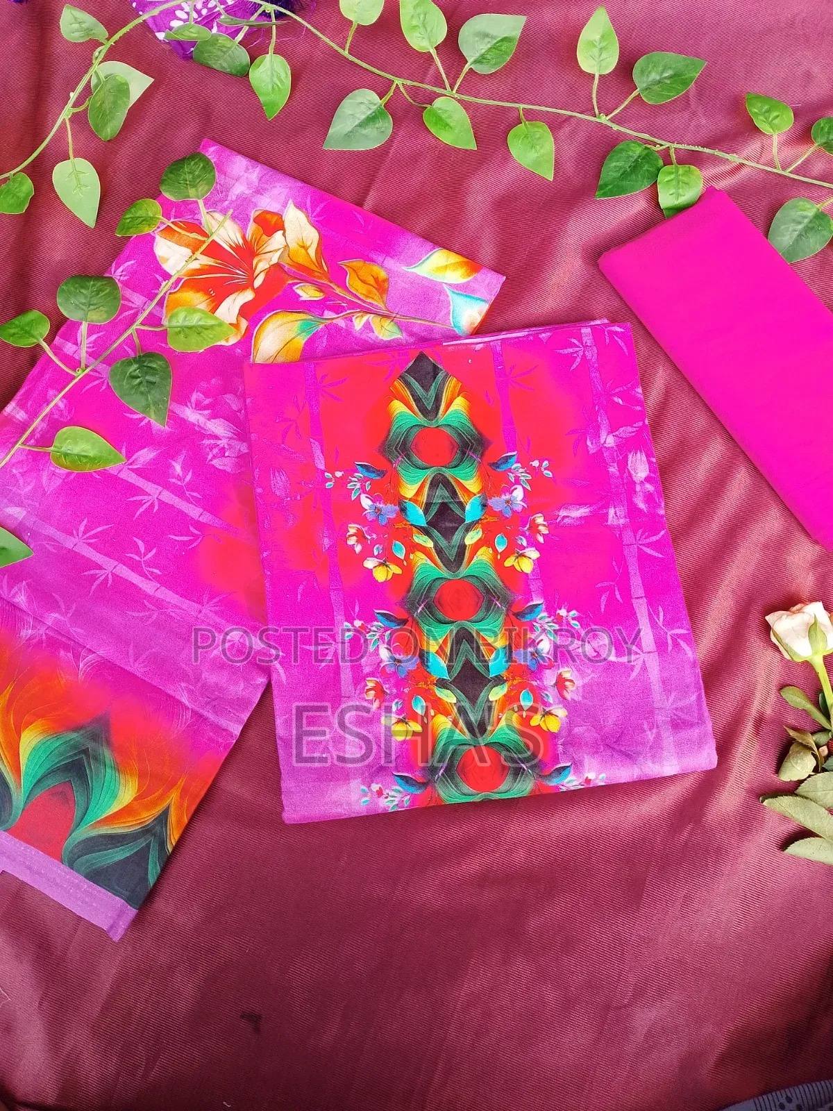 সুতি থ্রি পিস