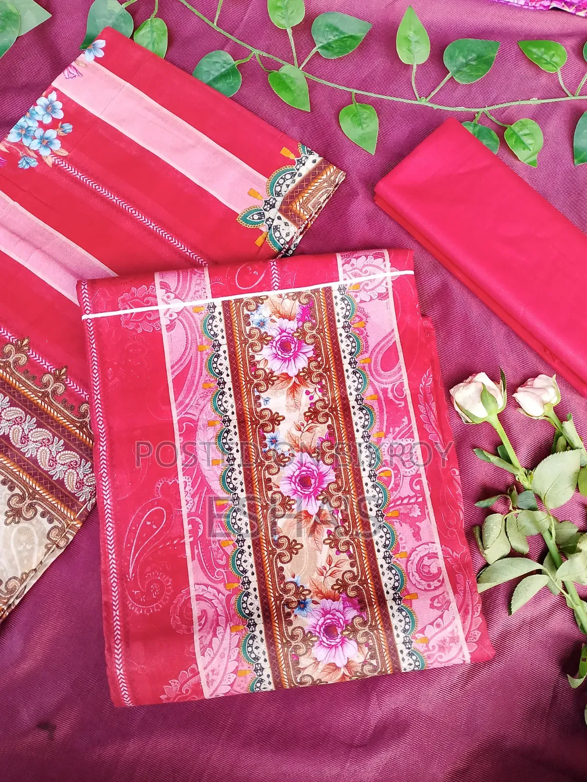 সুতি থ্রি পিস