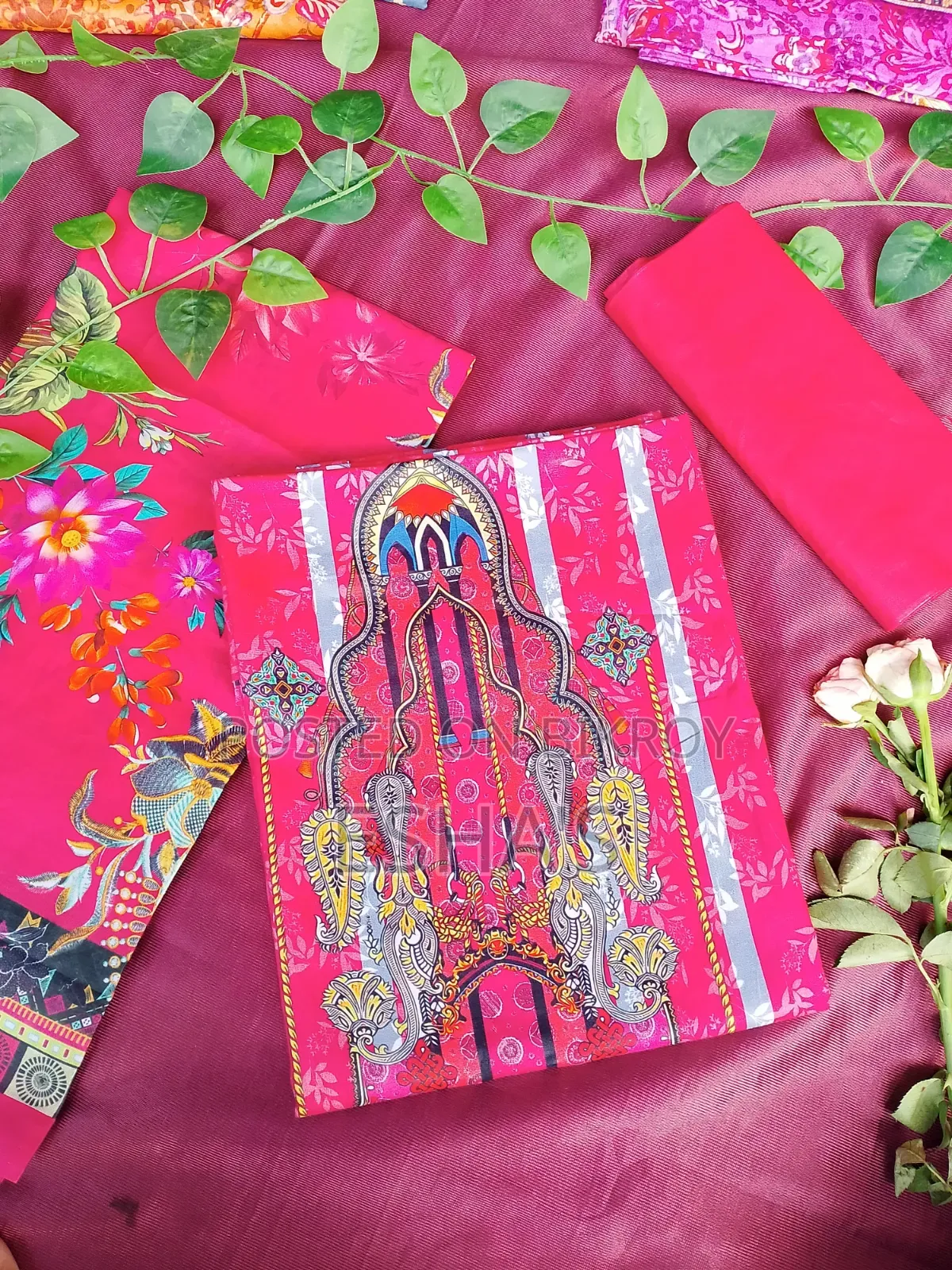 সুতি থ্রি পিস