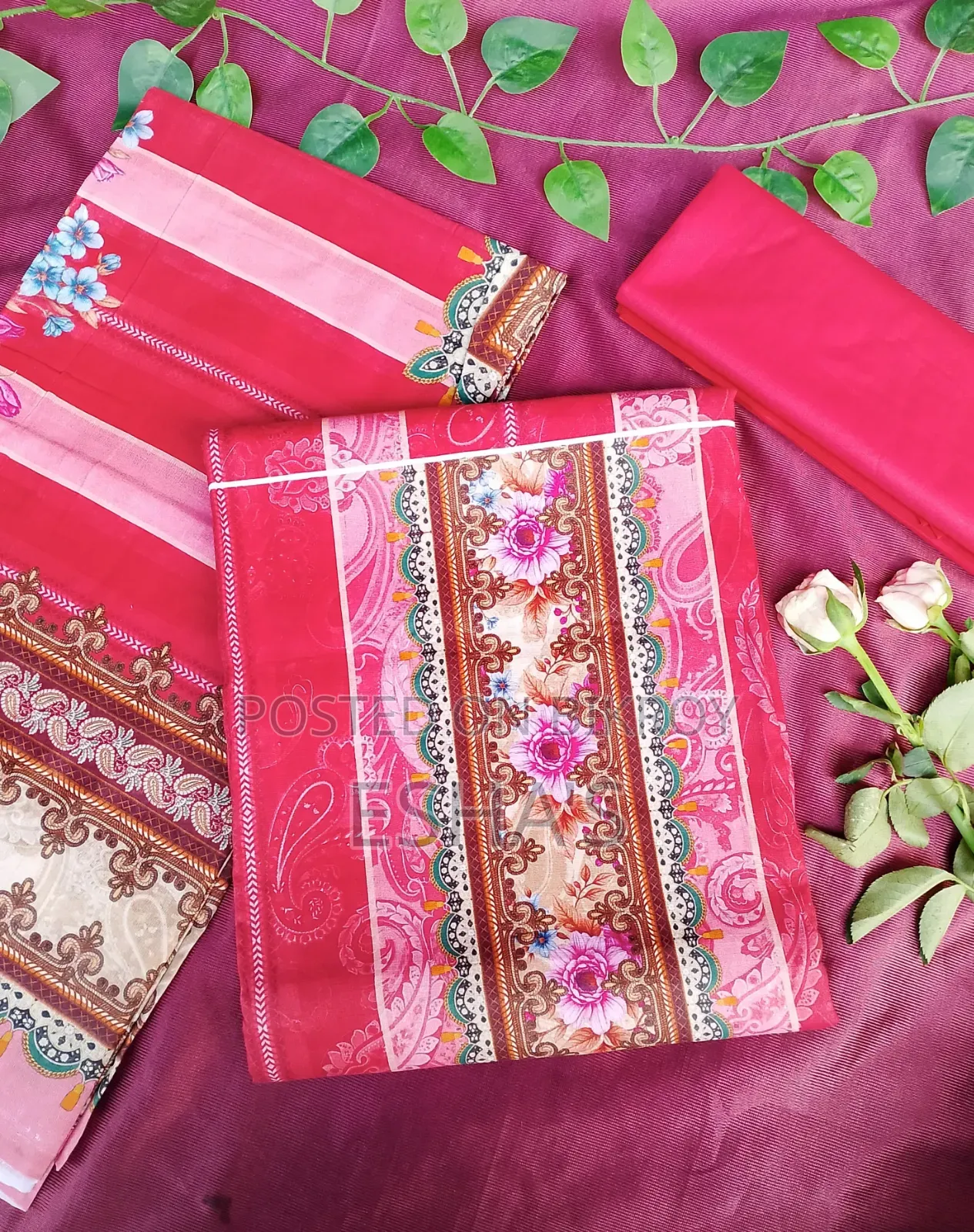 সুতি থ্রি পিস
