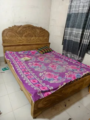 Original Chittagong teak wood bed