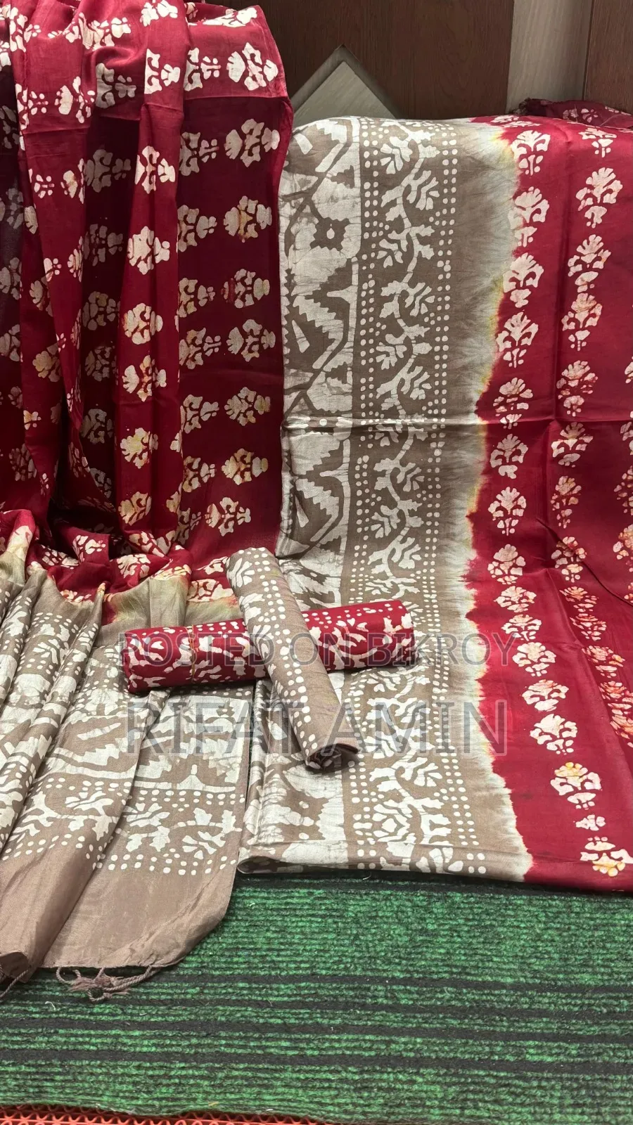 Silk Batik Three Piece