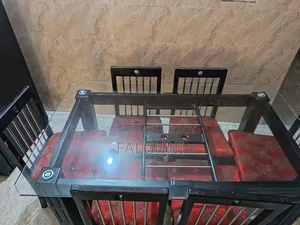 Complete Home Dining Set With Chairs, Table, 2 Wagons, 2 Microwaves