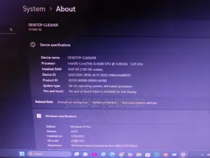 Desktop Computer Gigabyte GB-BKi3HA-7100 8GB Intel Core I5 SSD 512GB