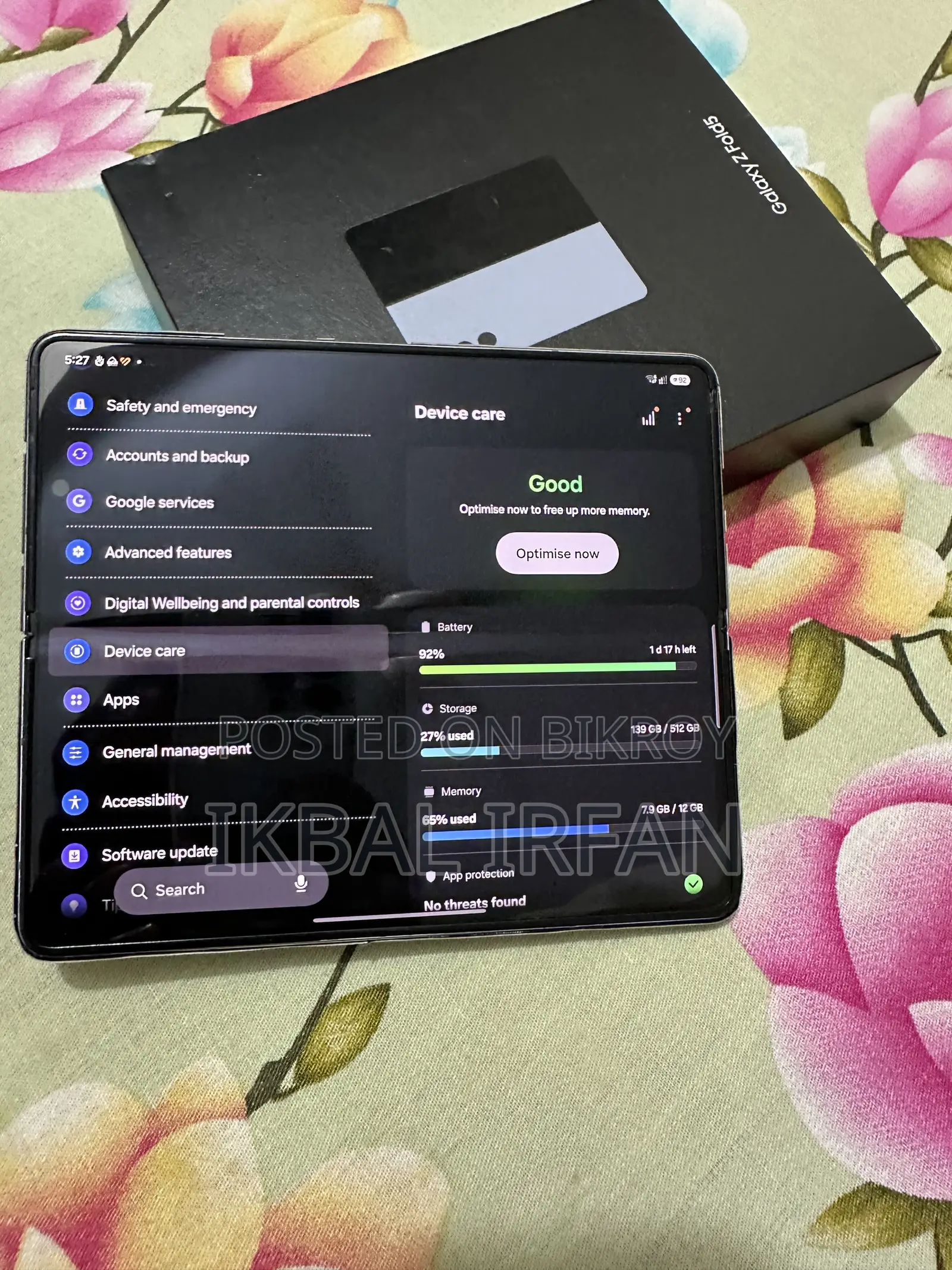 Samsung Galaxy Z Fold 5 512 GB Blue