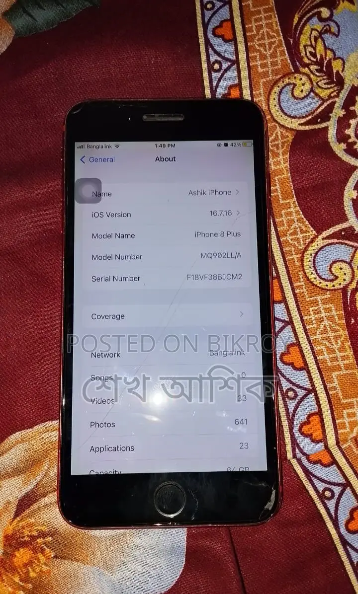 Apple iPhone 8 Plus 64 GB Red