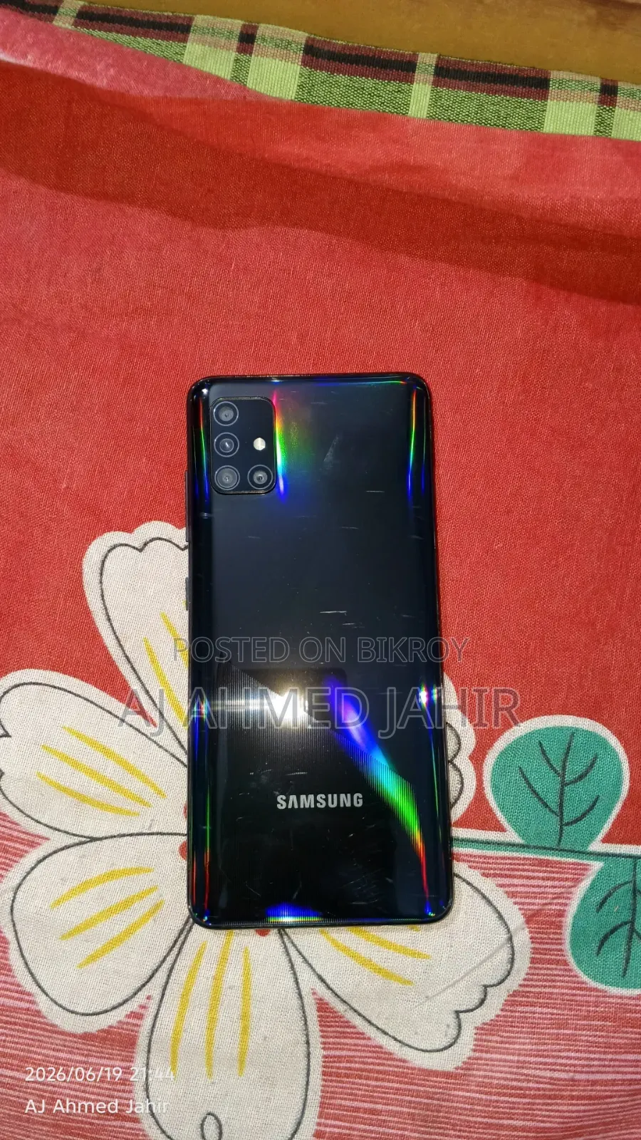 স্যামসাং গ্যালাক্সি এ৫১ ১২৮ জিবি কালো