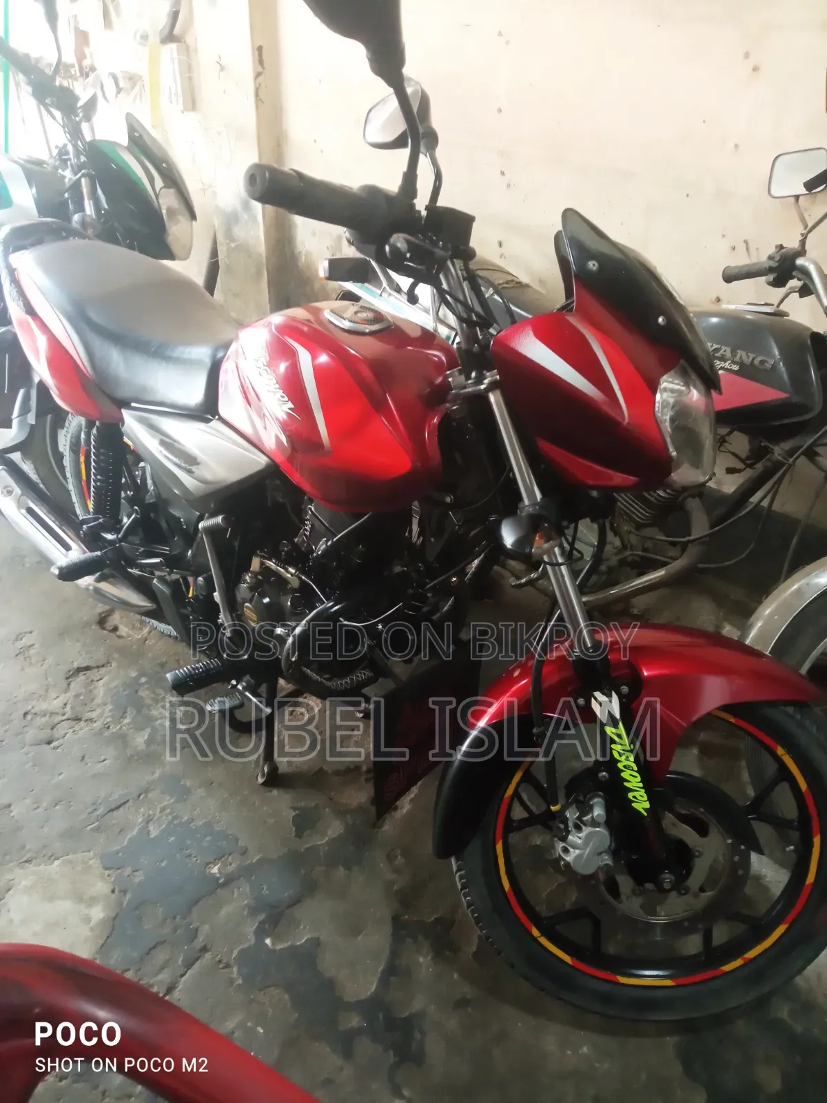 বাজাজ ডিসকভার ১১০ ২০২০ লাল