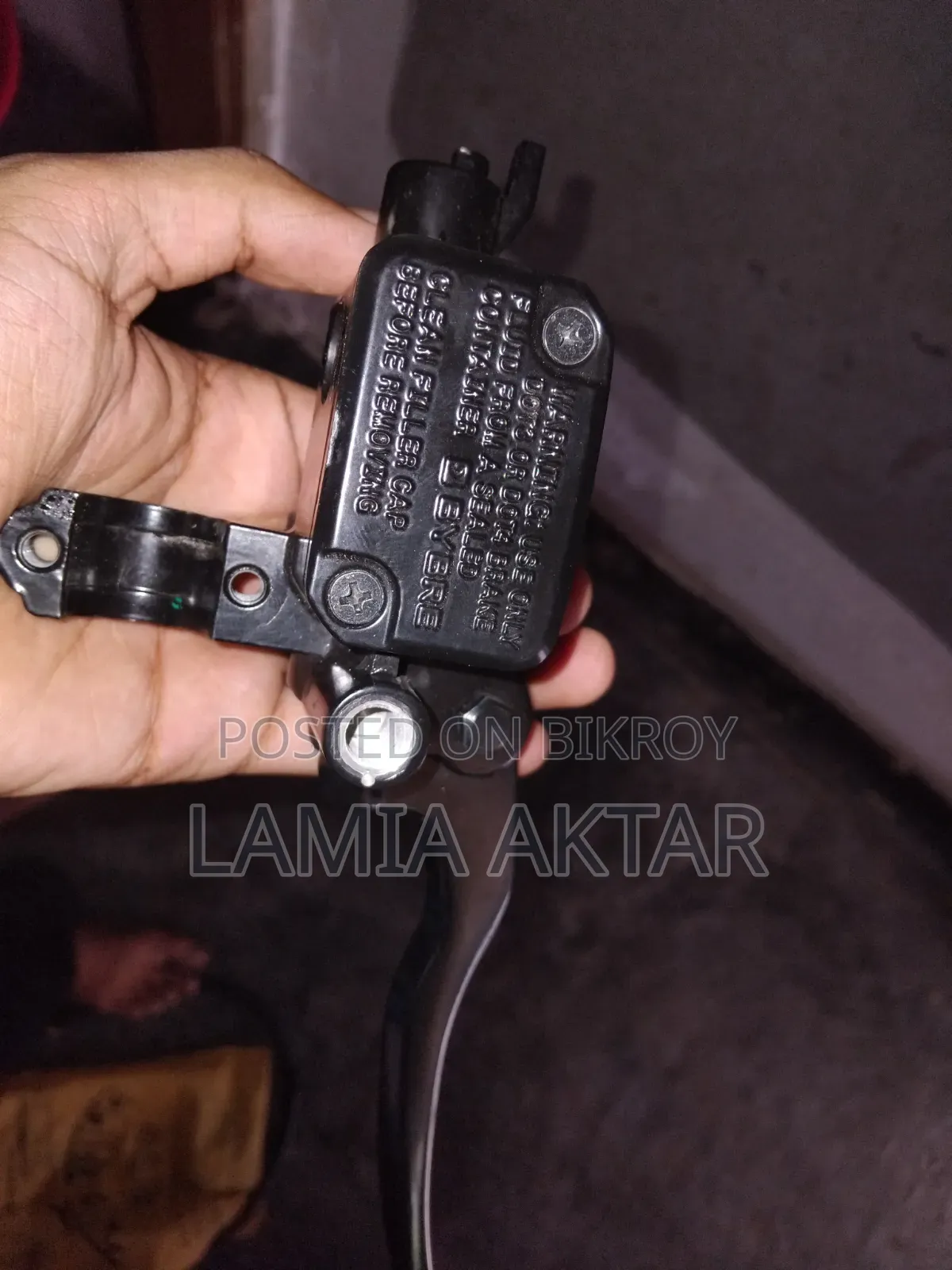 Suzuki Gixxer Fi Disk Original Master Cylinder and Hose Pipe