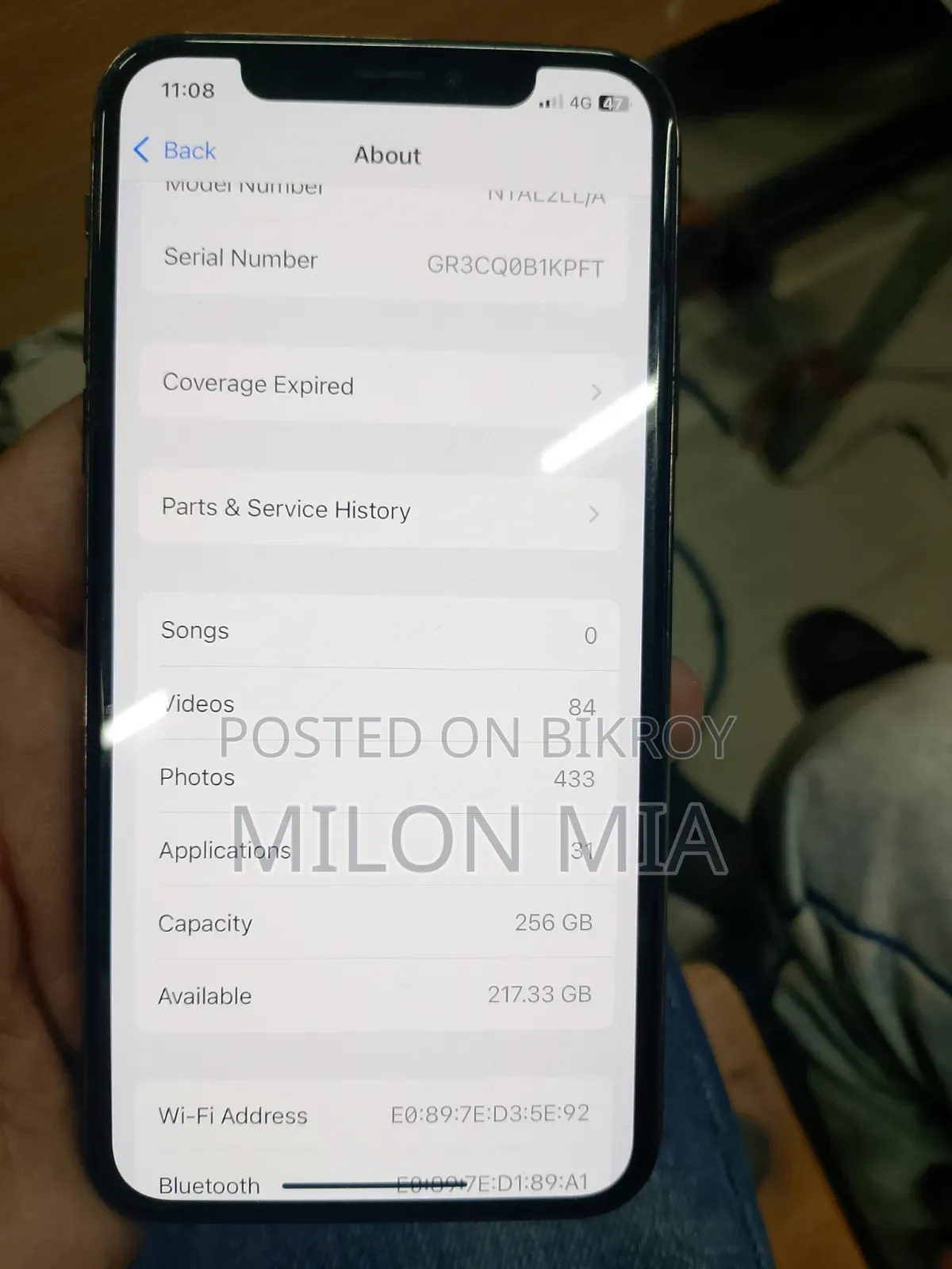 Apple iPhone XS 256 GB Black