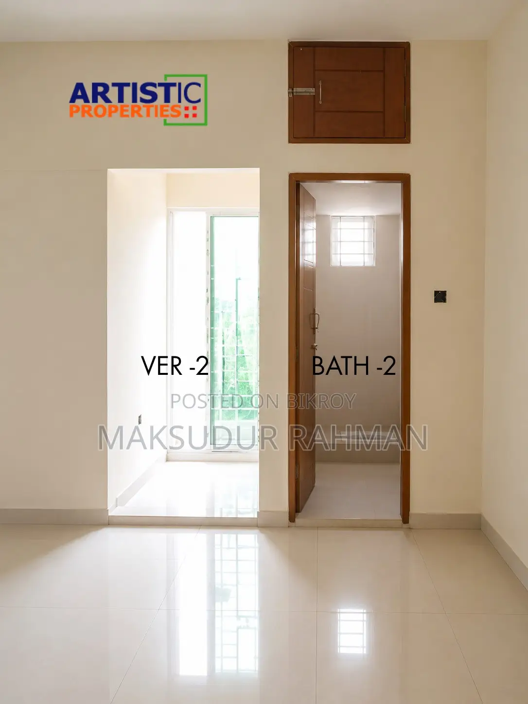 2-Bedroom Apartment in Artistic Properties, Uttara for Sale