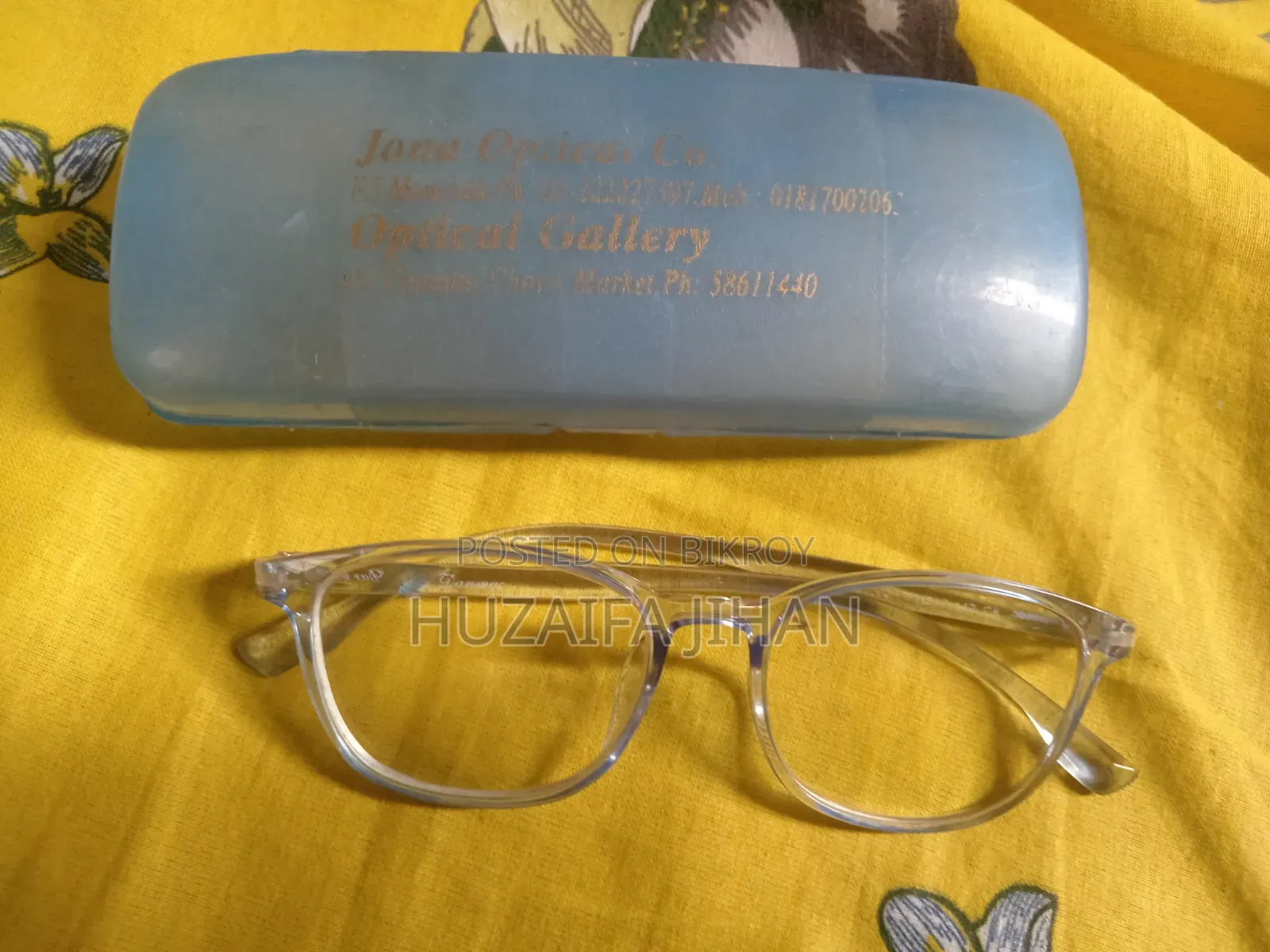 Denmac Banded Transparent Glasses For Men Woman