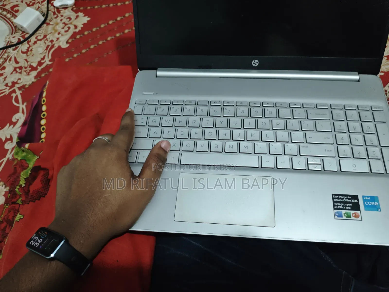 Laptop HP 8GB Intel Core I3 SSD 512GB