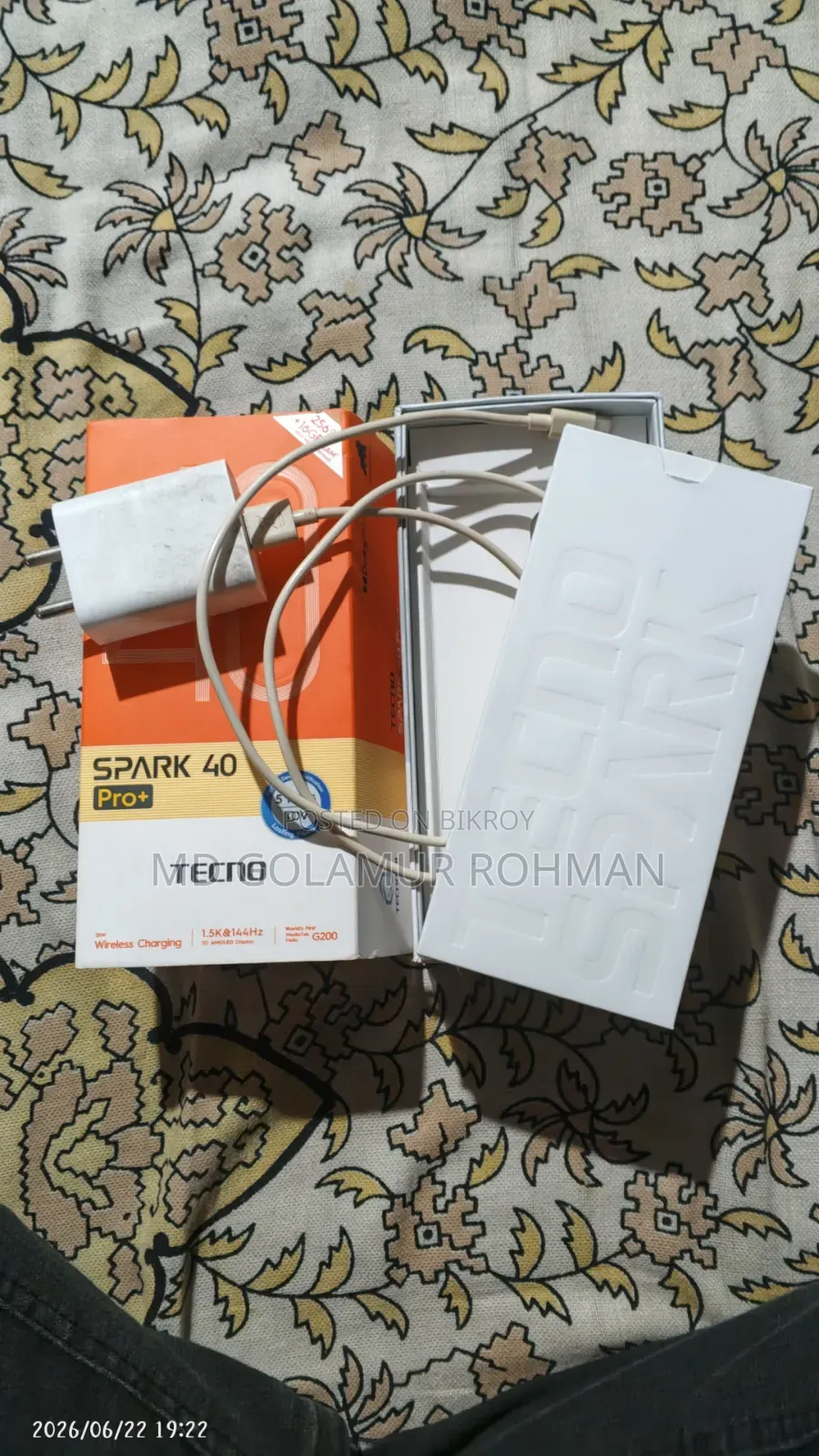 Tecno Spark 40 Pro+ 256 GB White