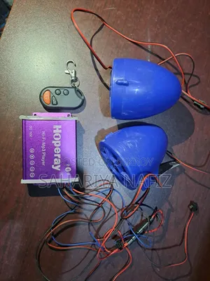 Hoperay Motorcycle Bluetooth Mp3 Player With Dual Speakers Remote