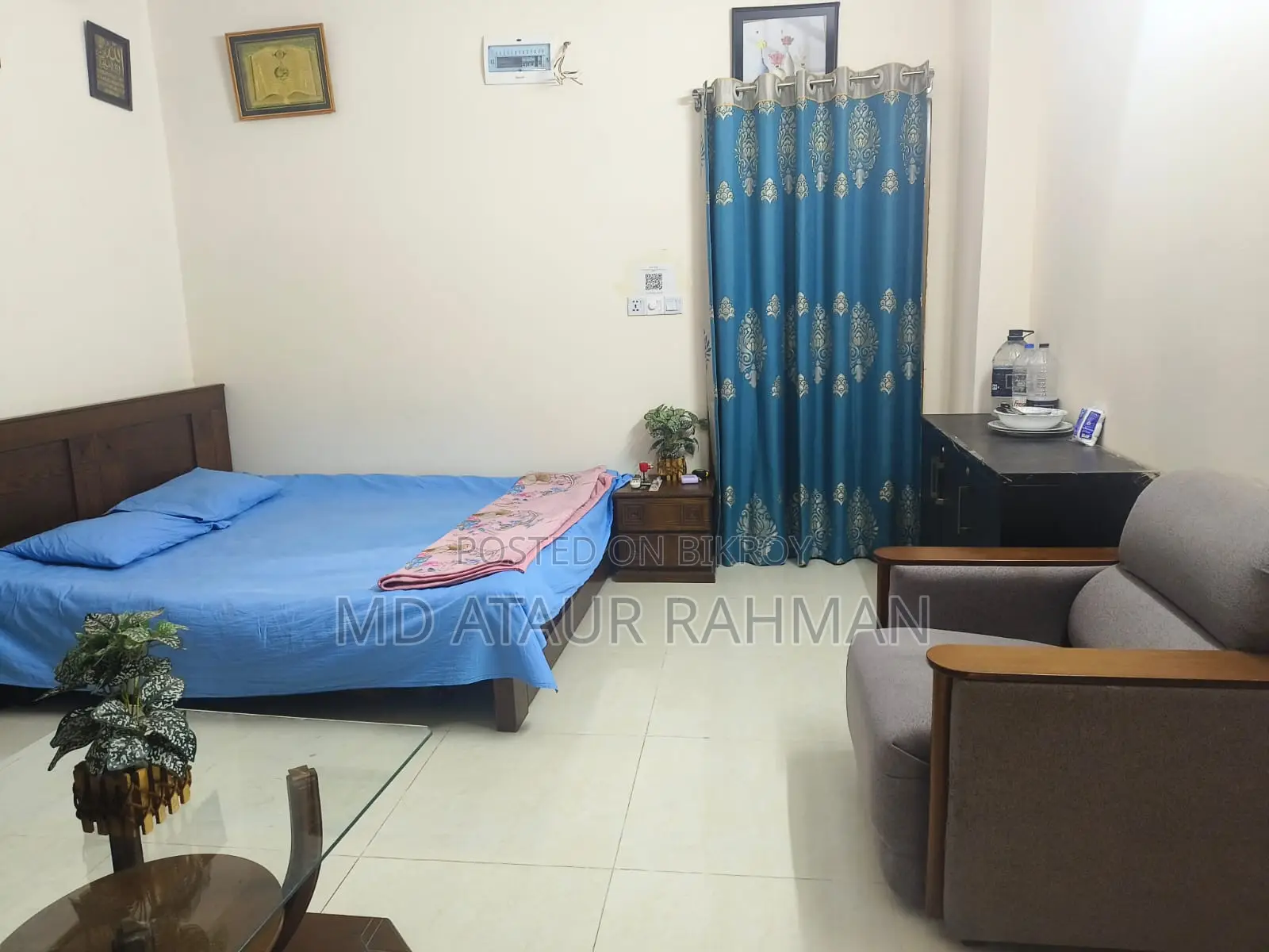 উত্তরা হাজিক্যাম্পে ফার্নিশড স্টুডিও অ্যাপার্টমেন্ট ভাড়ার জন্য