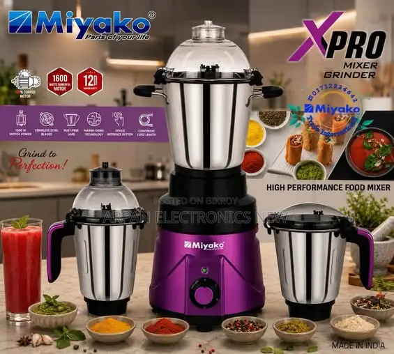 Miyako Xpro 1600w Mixer Grinder
