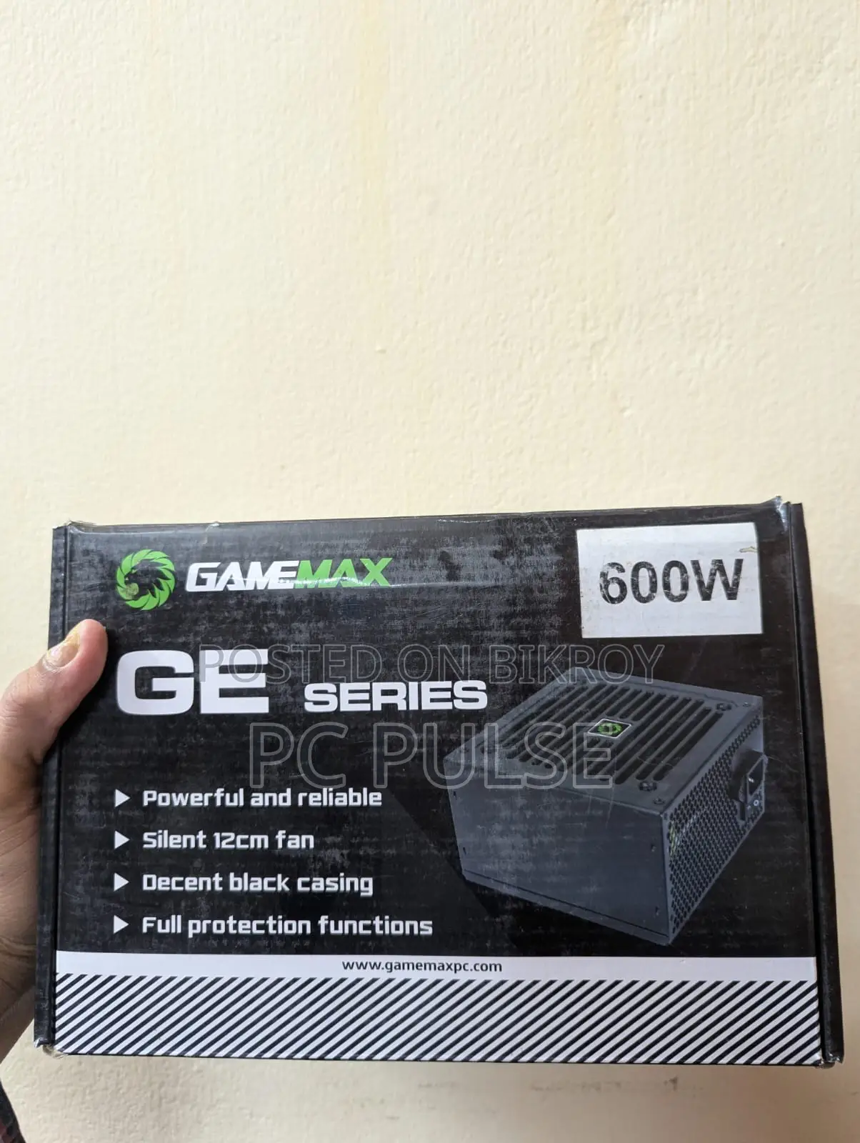 Gamemax Ge-600 600w Power Supply (Brand New)
