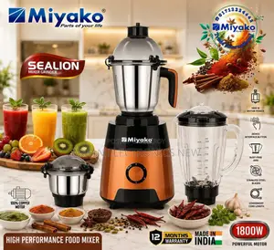 Miyako Bl-Glx18 Robinson 3 in 1 Mixer Grinder - 1800w