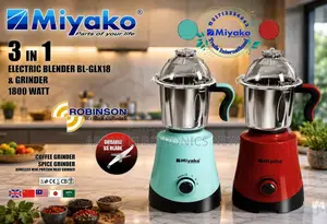 Trusted Brand Miyako Robinson 3 in 1 Mixer Grinder 1800w