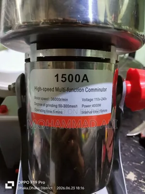 High Speed Multifunction Grinder