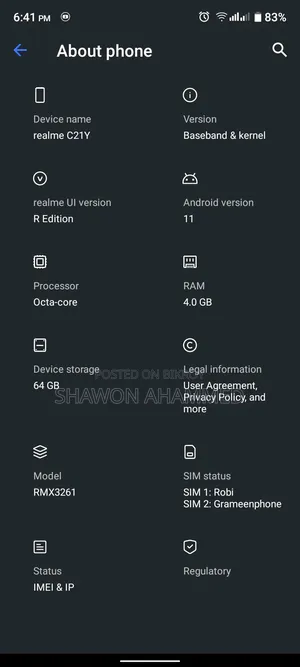 Realme C21Y 64 GB