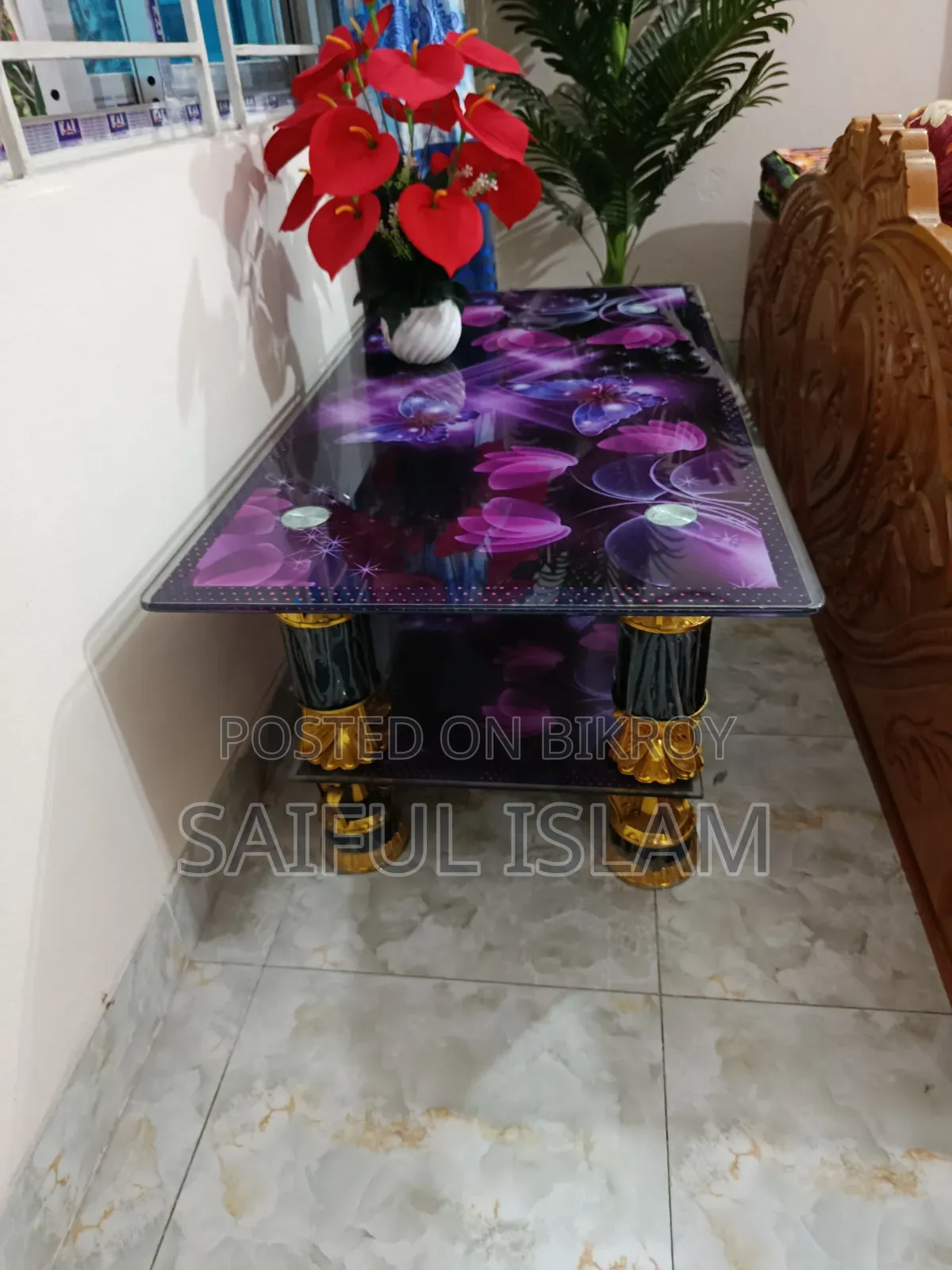 Glass Tea Table