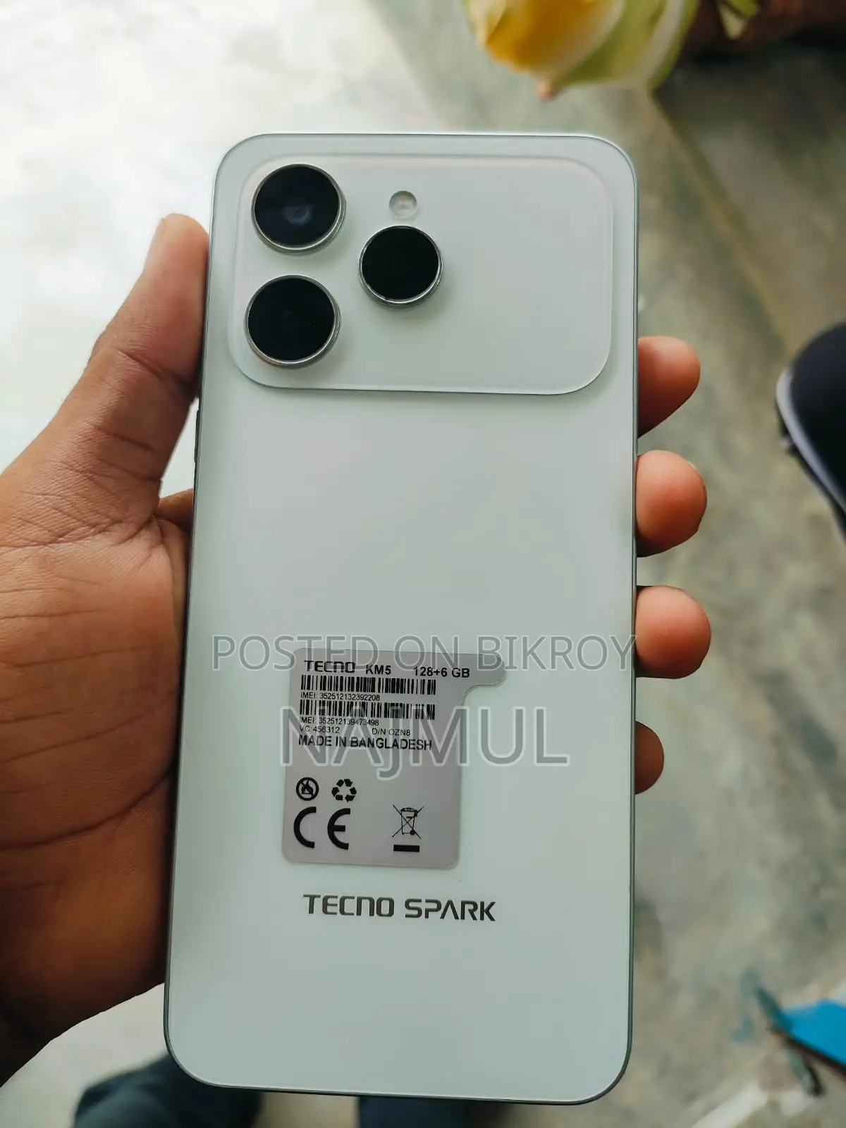 New Tecno Spark 40 128 GB White