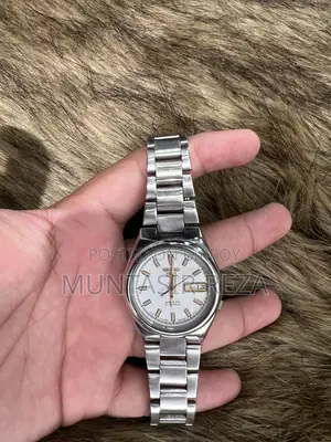 Seiko 5 Automatic 7s26-02s0 White Dialed Watch for Sell