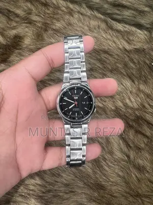 Seiko 5 Automatic 7s26-02b0 Black Dialed Watch for Sell