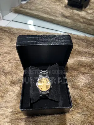 বিক্রয়ের জন্য সেকো ৫ অটোমেটিক ৭এস২৬-০১জেড০ গোল্ড ডায়াল ঘড়ি