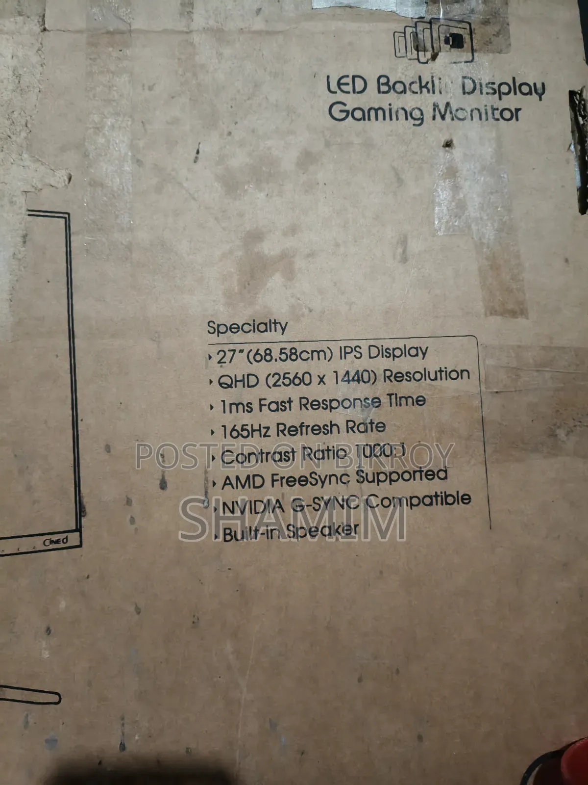 Walton Gaming Monitor Display, 27"