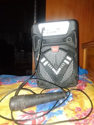 A sound box with mic will be sold