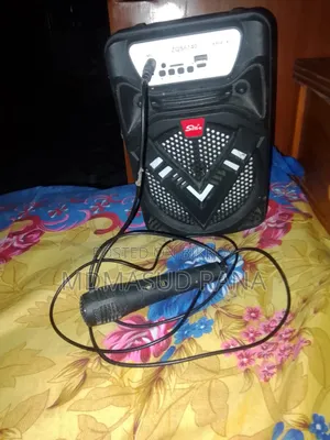 A sound box with mic will be sold