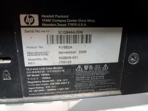Hp 18.5 Inch Monitor