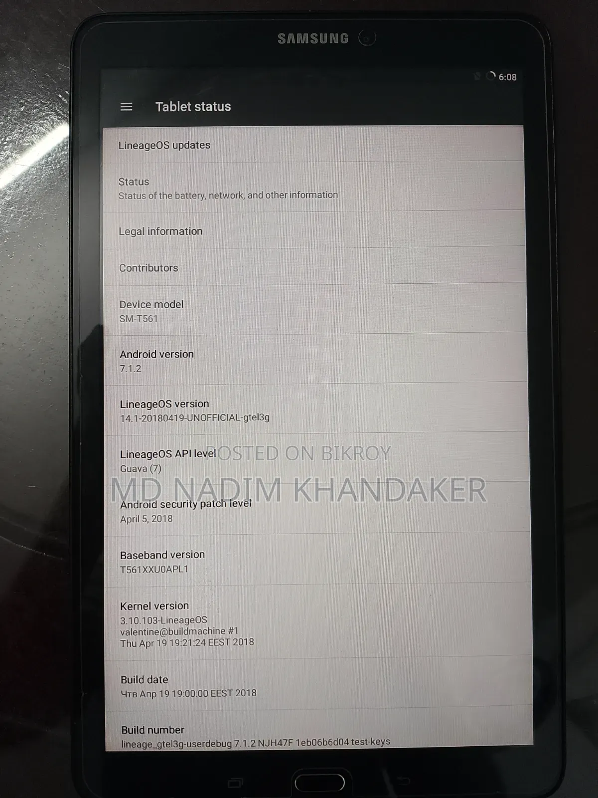 Samsung Galaxy Tab E