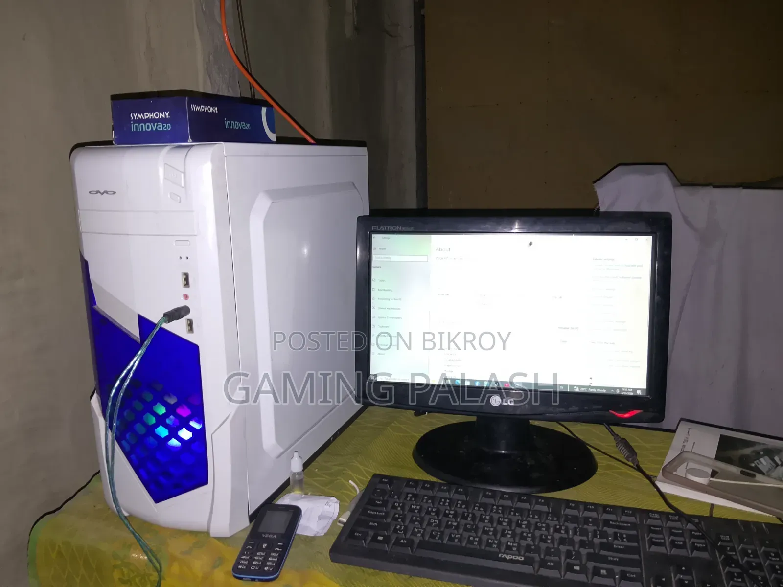 Desktop Computer 4GB Intel Core I3 SSD 128GB
