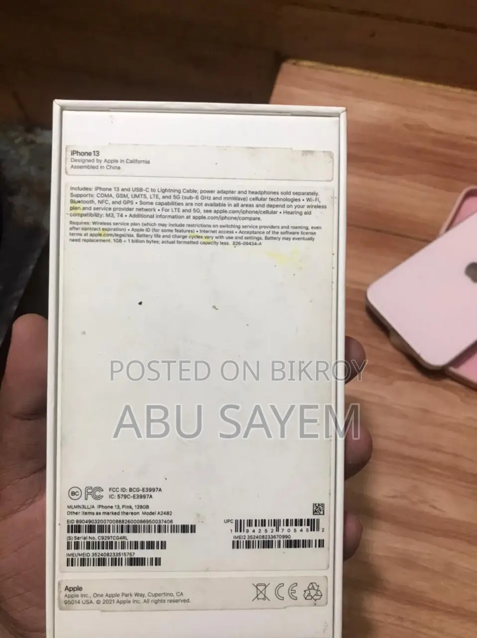 Apple iPhone 13 128 GB Pink