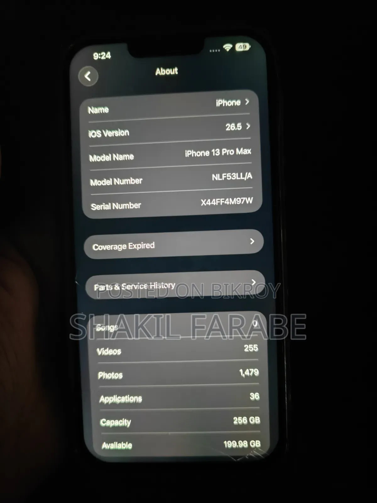 Apple iPhone 13 Pro Max 256 GB Gray