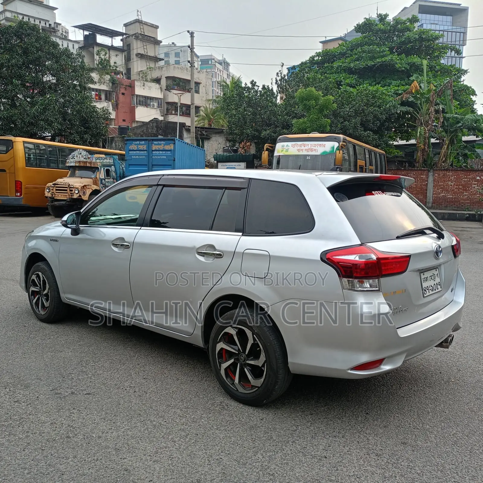 টয়োটা করোলা ফিল্ডার ১.৫ পেট্রোল অল হুইল ড্রাইভ ২০০৭ সিলভার