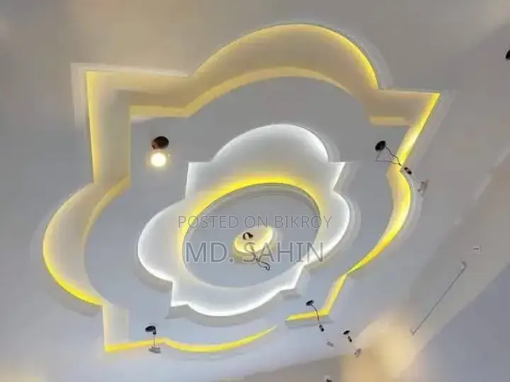জিপসাম ইন্টেরিয়র যেকোনো ডিজাইন করা হয়