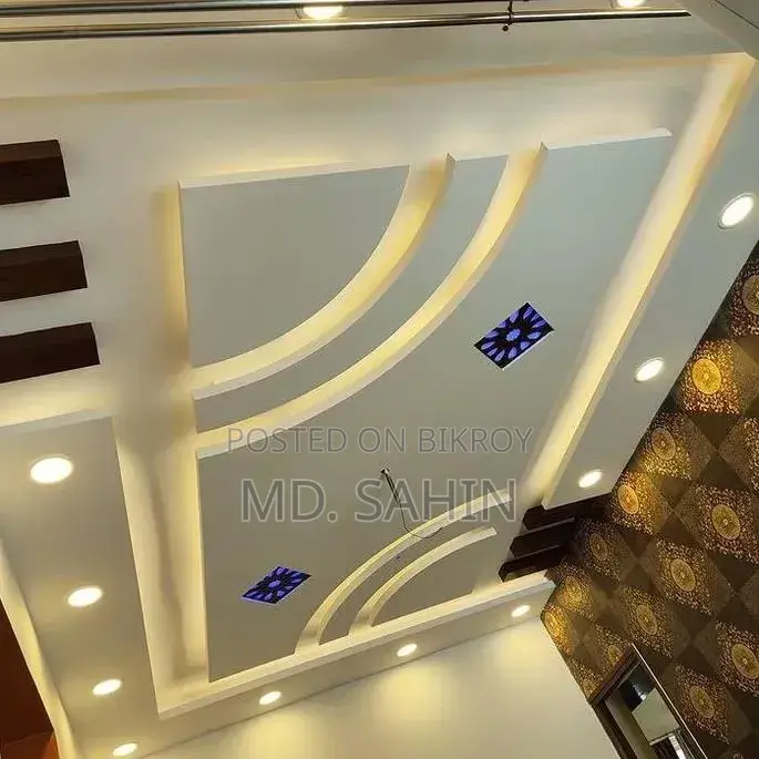 জিপসাম ইন্টেরিয়র যেকোনো ডিজাইন করা হয়