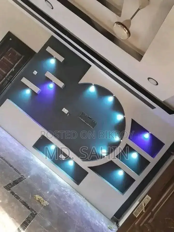জিপসাম ইন্টেরিয়র যেকোনো ডিজাইন করা হয়