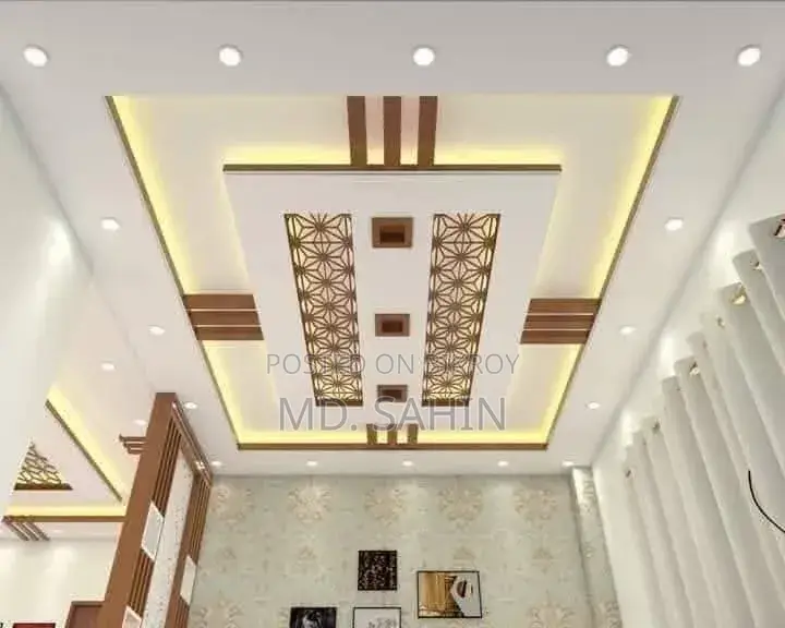 জিপসাম ইন্টেরিয়র যেকোনো ডিজাইন করা হয়