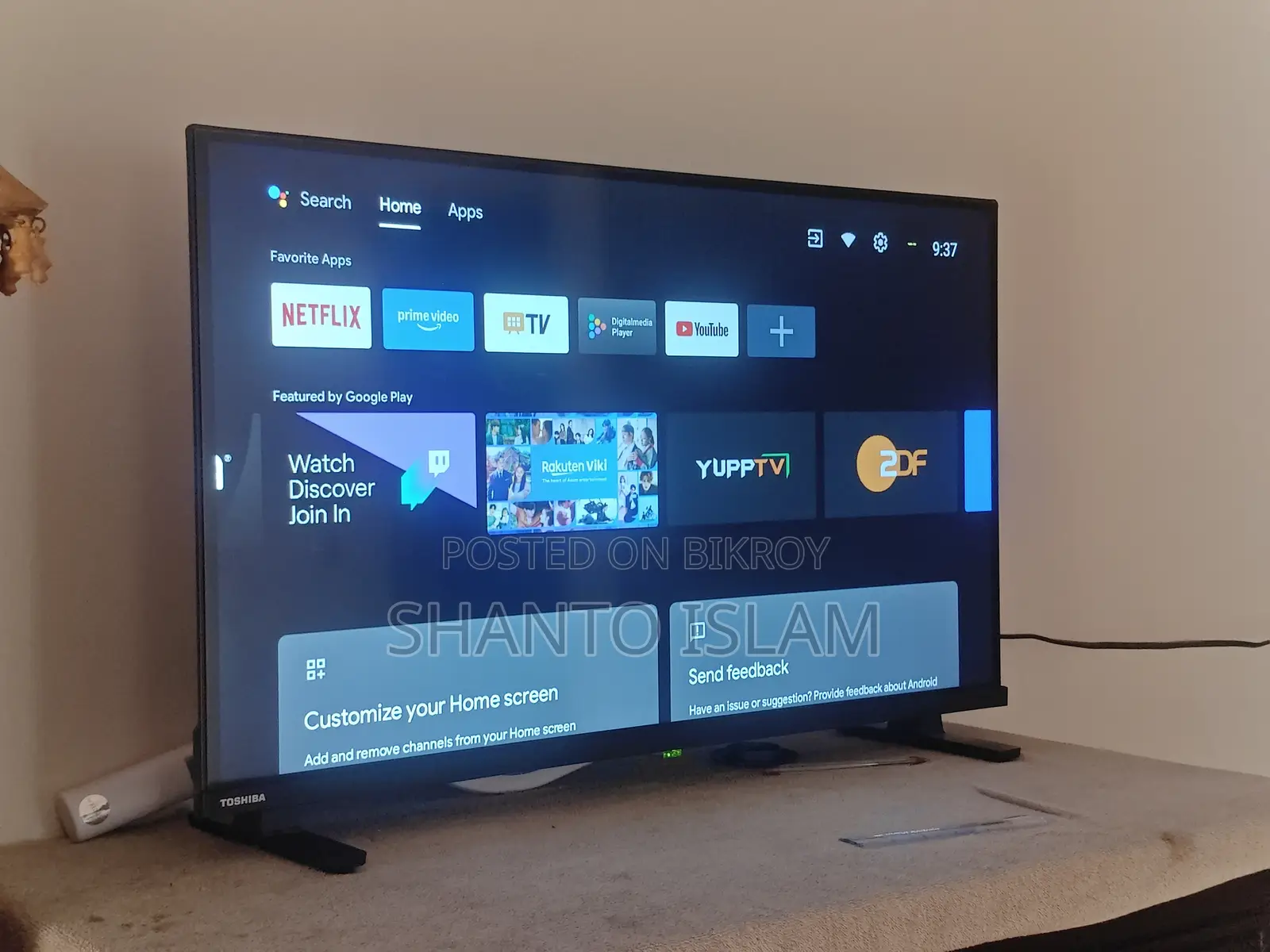 Toshiba 32" Smart Android Tv (Official Warranty)