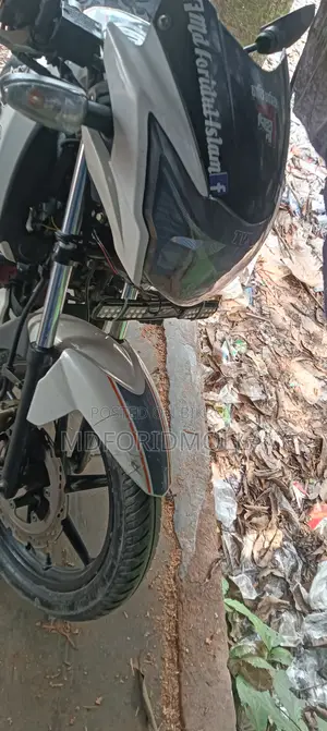 টিভিএস অ্যাপাচি আরটিআর ১৬০ ২ভি ২০১৯ সাদা