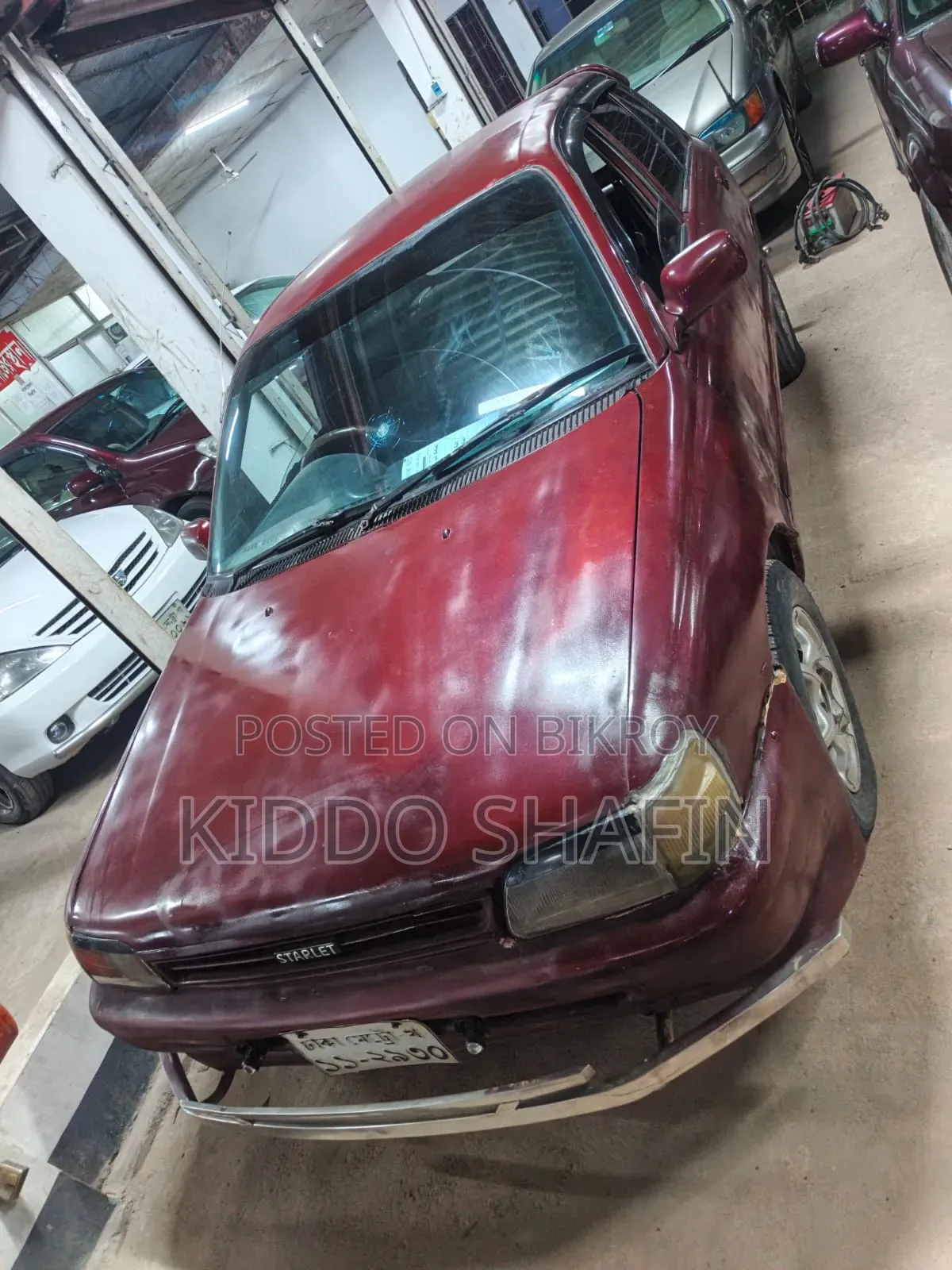 Toyota Starlet 1990 Red