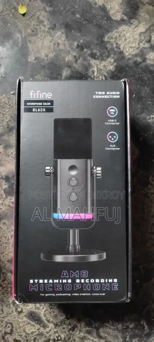 Fifine Am8 RGB Microphone in absolutely fresh condition for sale