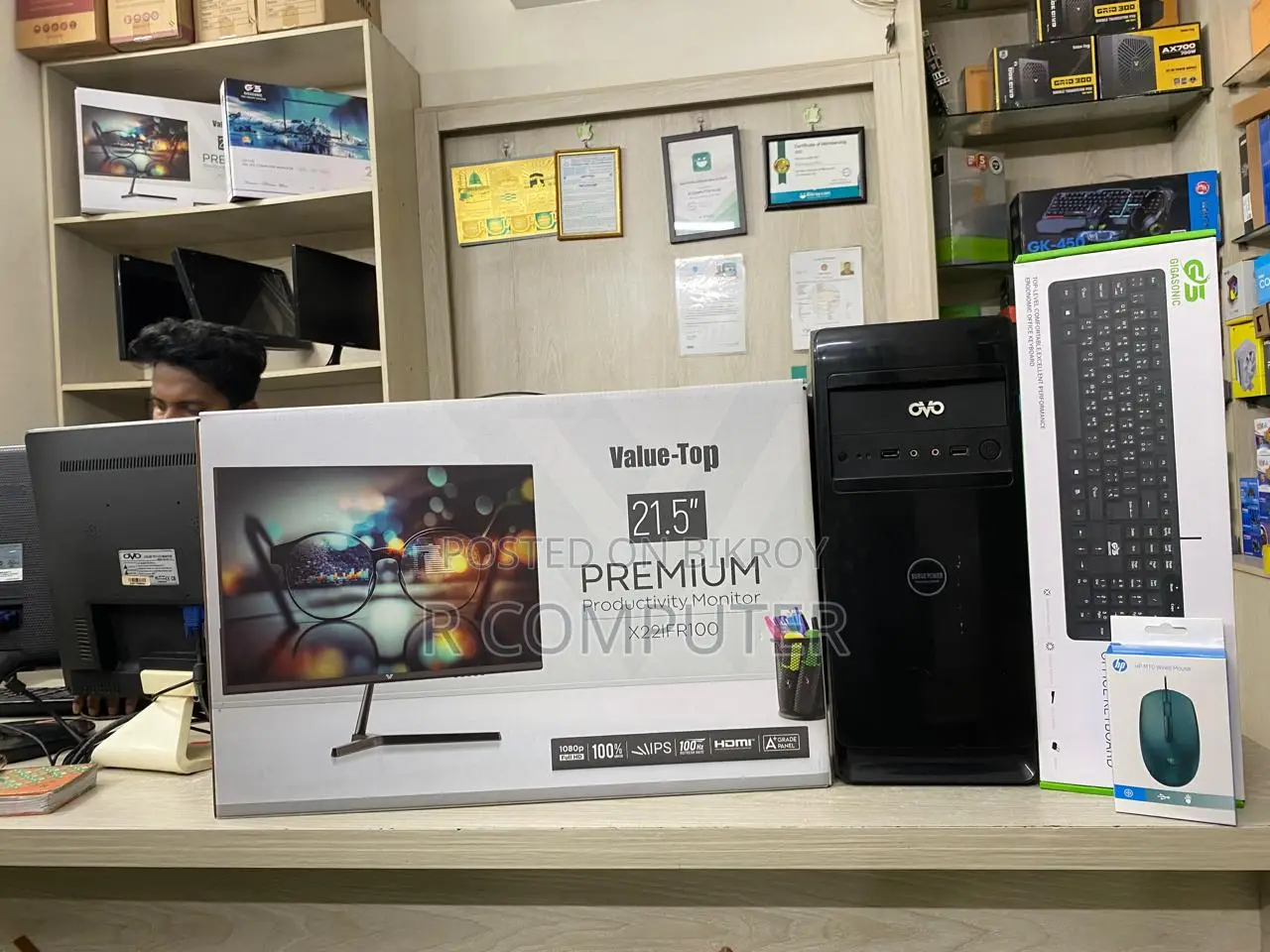 Desktop Computer 8GB Intel Core I3 SSD 128GB